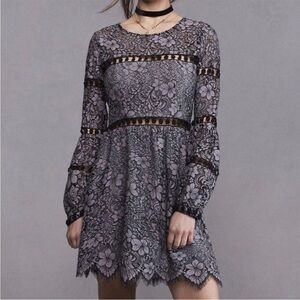 For Love & Lemons Theodora Lace Mini Dress Size Small